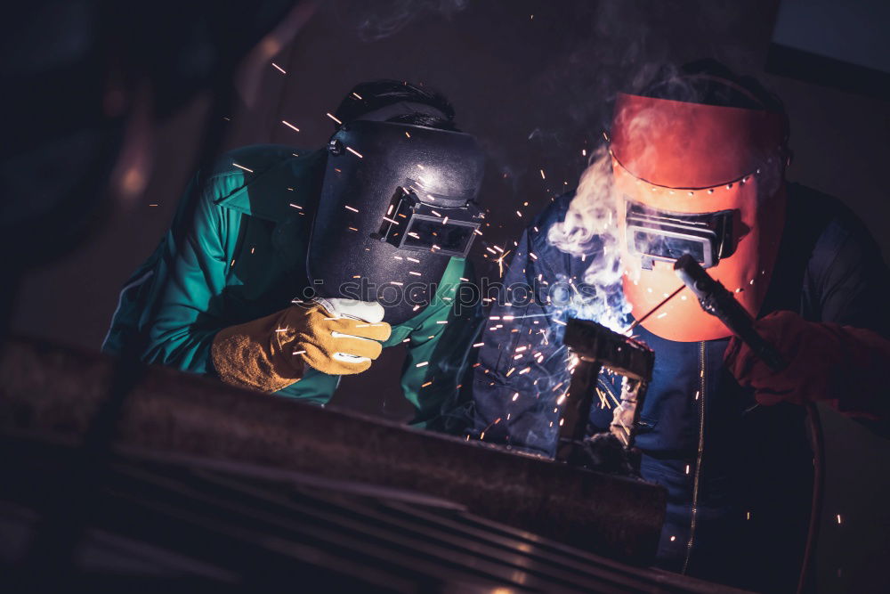 Similar – Image, Stock Photo Welder Work and employment