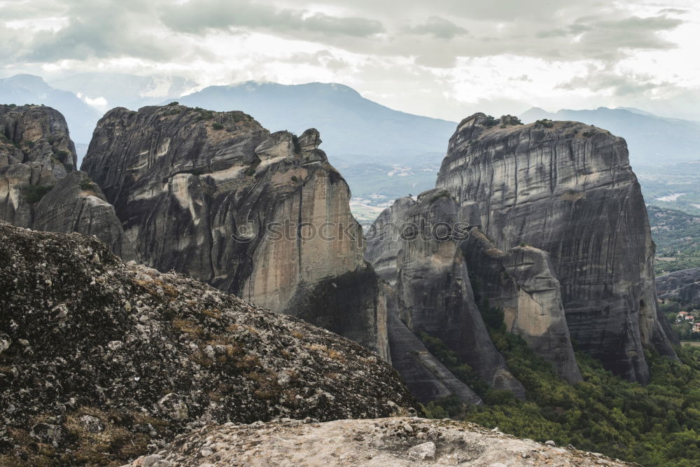 Similar – Image, Stock Photo Meteora in Greece