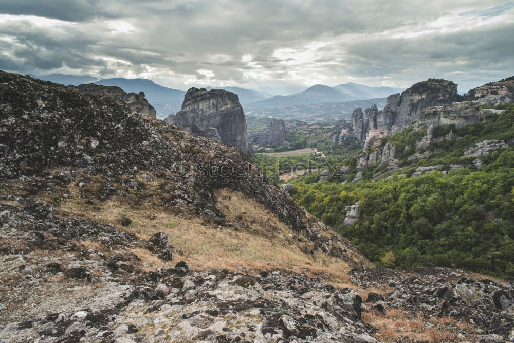 Image, Stock Photo Meteora in Greece