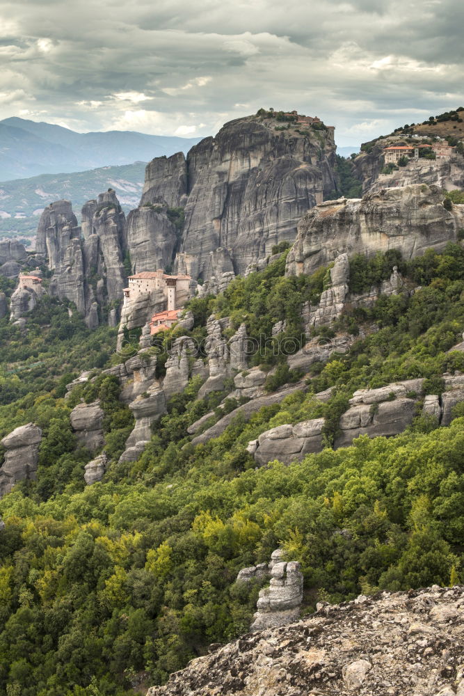 Similar – Image, Stock Photo Meteora in Greece