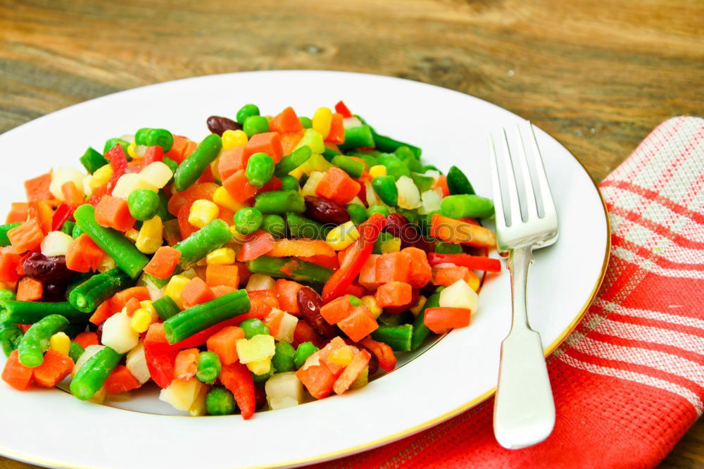 Similar – Image, Stock Photo Salad with Lettuce