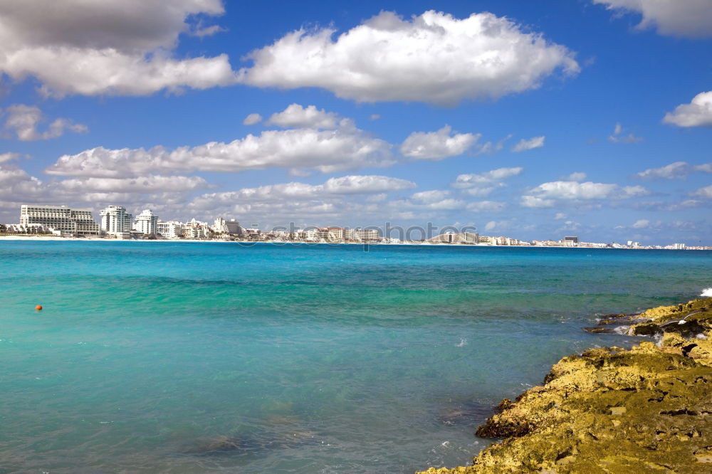 Similar – Skyline and spray at the Malecon in Havana