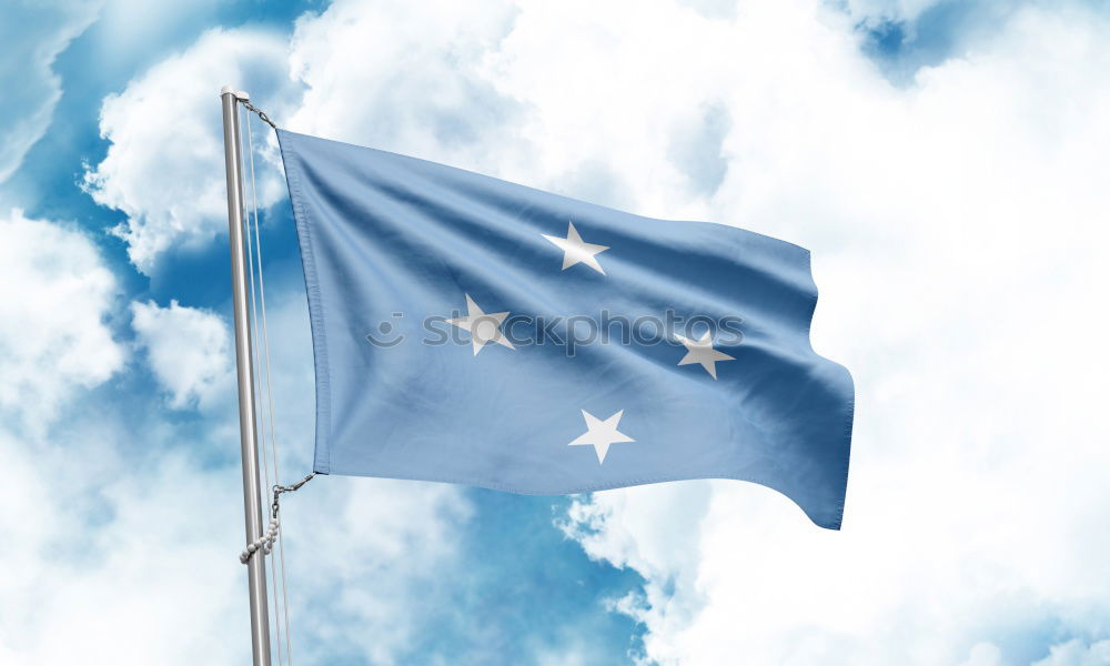 Similar – European single flag Flag