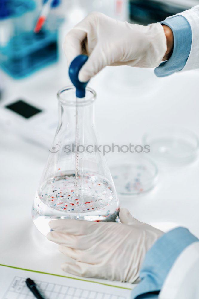 Similar – Image, Stock Photo Laboratory Glass Bottles