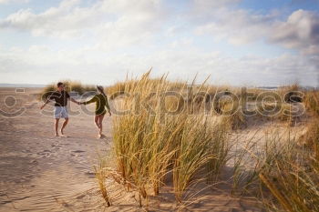 Similar – Image, Stock Photo beach walk Human being