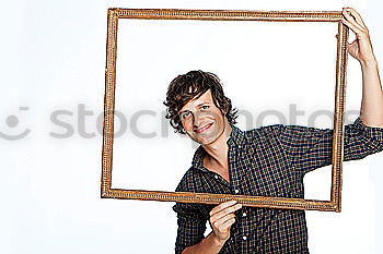 Similar – Image, Stock Photo beyond the scope Feminine