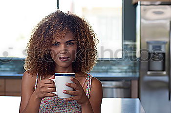 Similar – Image, Stock Photo Pretty Indian ethnic woman with cup