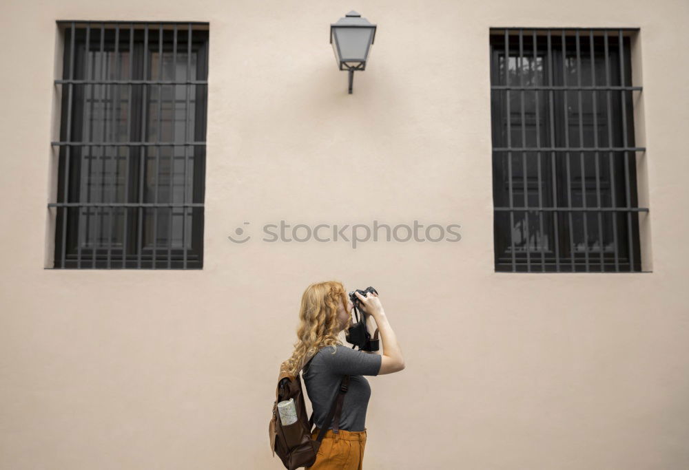 Similar – Image, Stock Photo Bonjour Alsace Human being