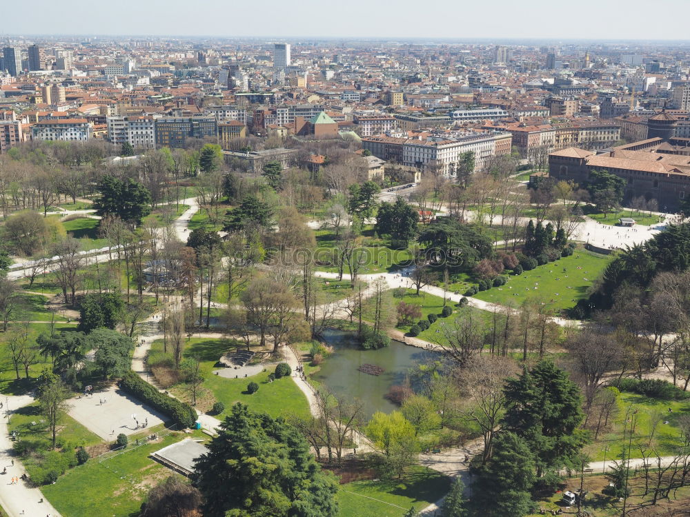 Similar – Autumn panoramic view of Berlin XV