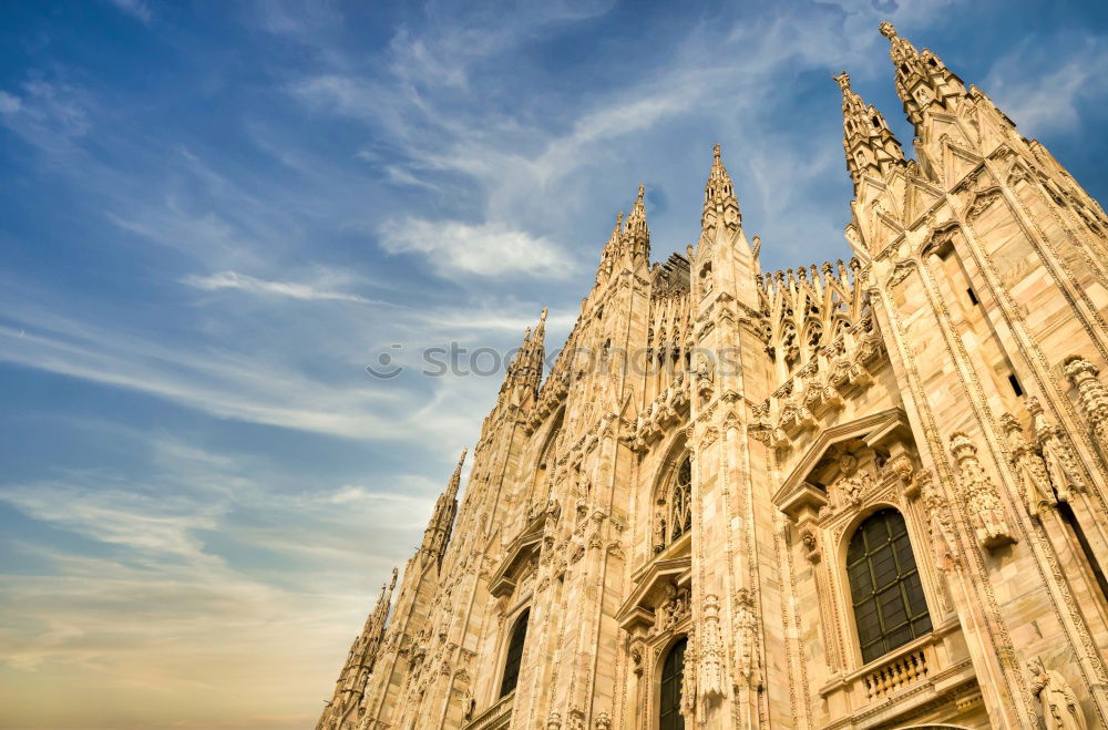 Similar – Night view of famous Milan Cathedral Duomo di Milano