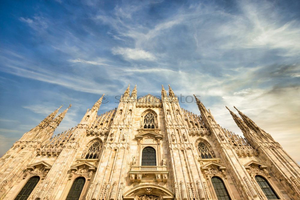 Similar – Night view of famous Milan Cathedral Duomo di Milano