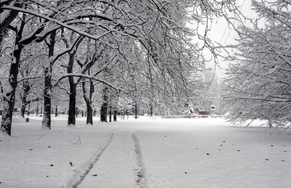 Similar – Snowy road Subdued colour