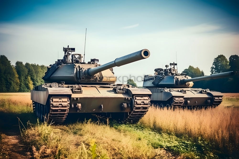 Similar – Tank on a field Camping