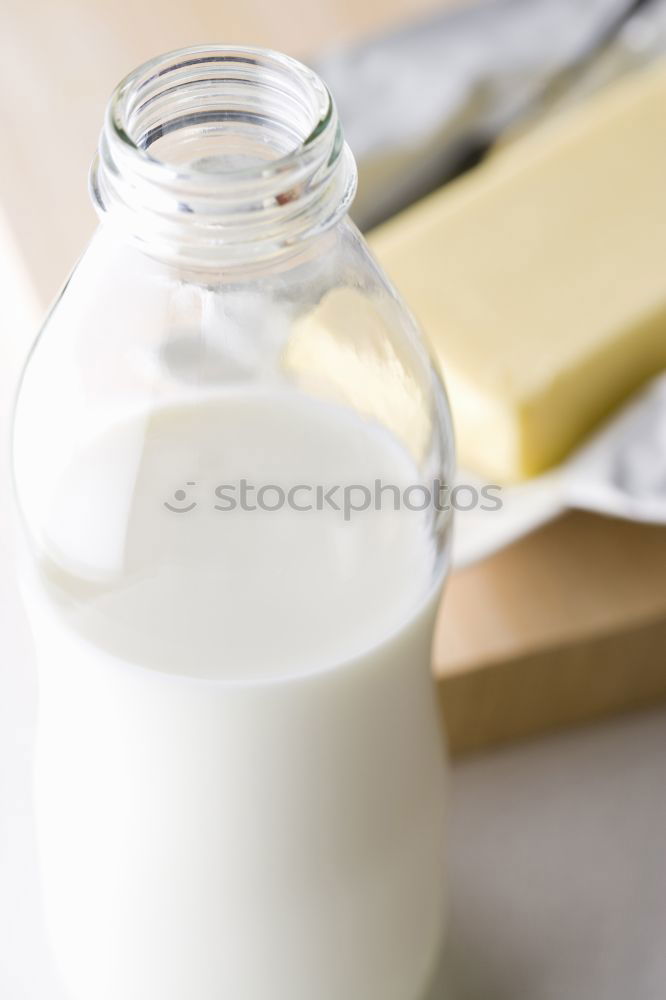 Similar – Glass bottle of milk Milk