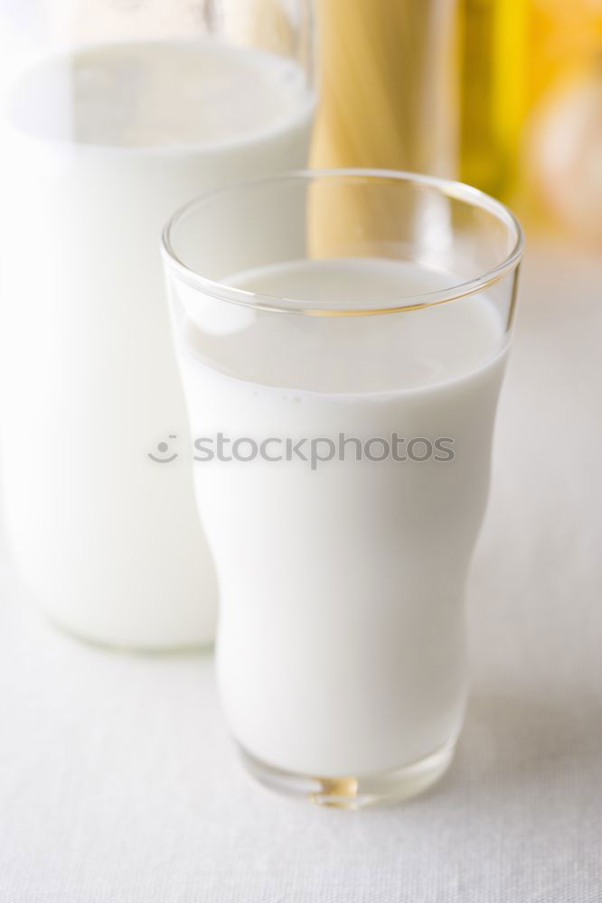 Similar – homemade yogurt in a glass jar