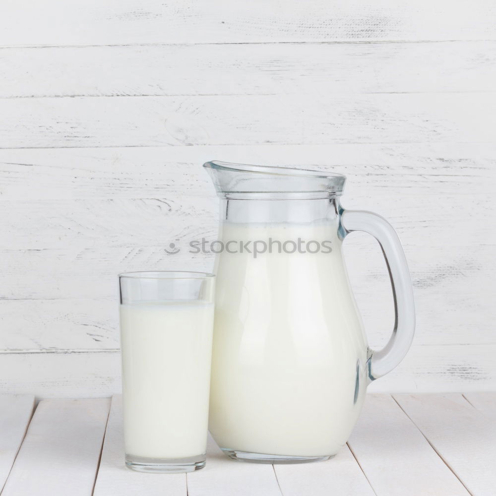 Similar – Glass bottle of milk Milk