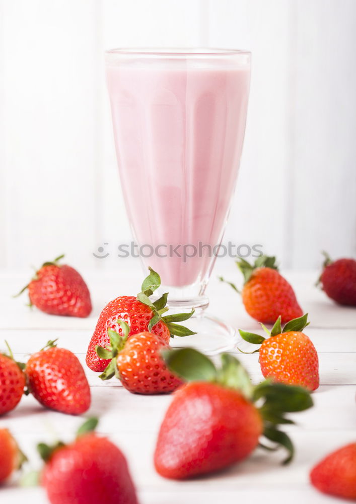 Image, Stock Photo Strawberry bowl II Art