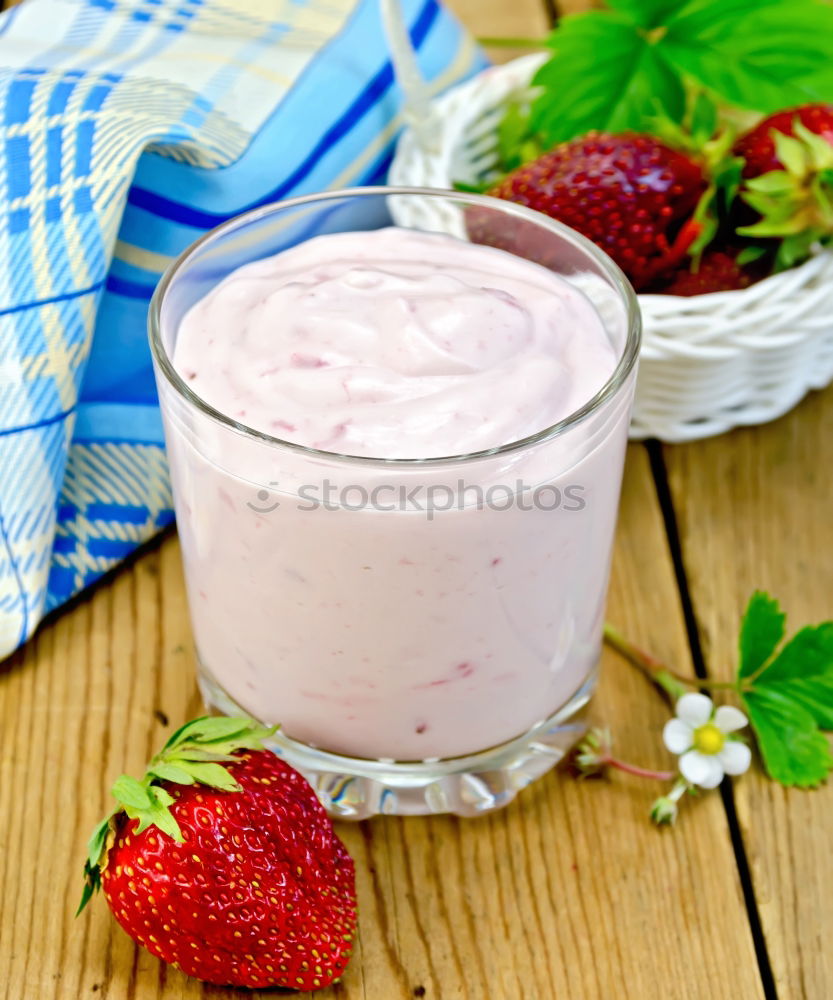 Similar – Image, Stock Photo raspberry yoghurt Yoghurt