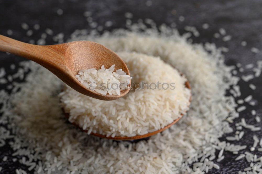 Image, Stock Photo Celtic Grey Sea Salt in a bowl with a spoon