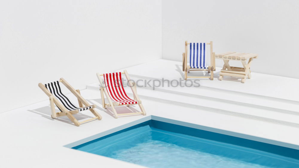 Similar – empty chairs Deckchair