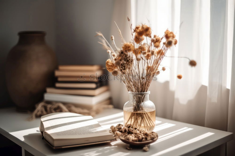Similar – Image, Stock Photo cozy autumn morning at home. Hot cocoa with marshmallows