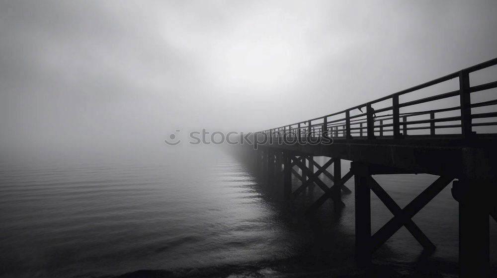 Similar – Image, Stock Photo Evening at the pier