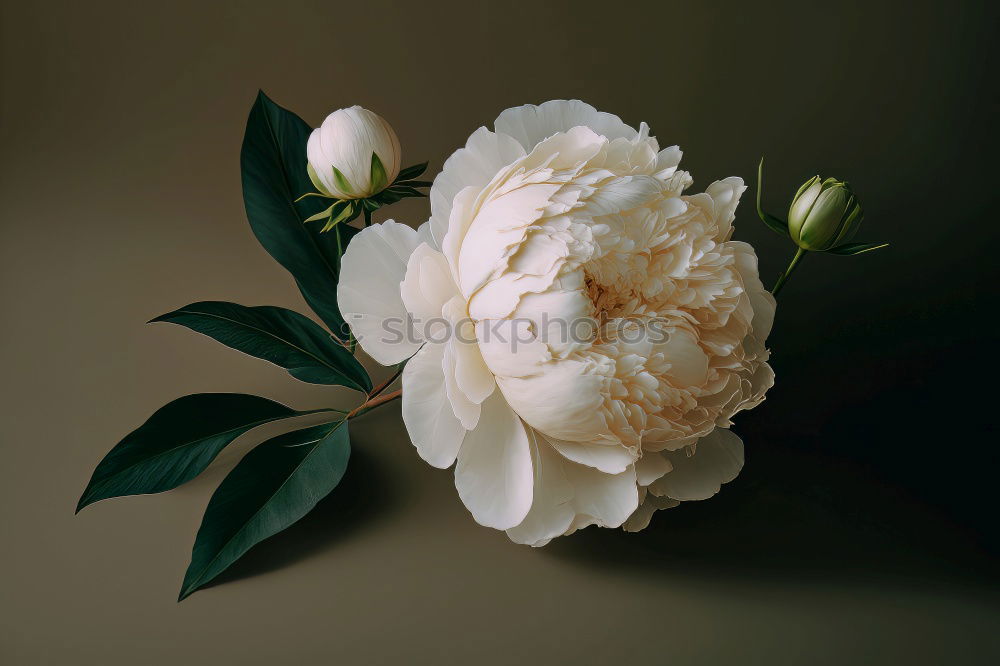 Similar – White peony; Paeonia lactiflora