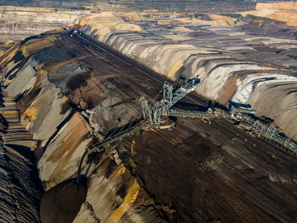 Similar – Image, Stock Photo Open cast mine Garzweiler, Garzweiler 2