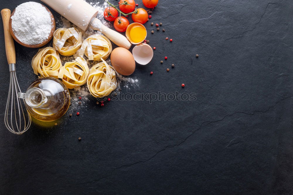 Similar – Image, Stock Photo Salt pork bacon on a kitchen board