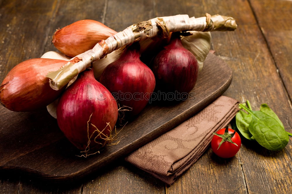 Similar – Artisan italian spaghetti, tomatoes and herbs