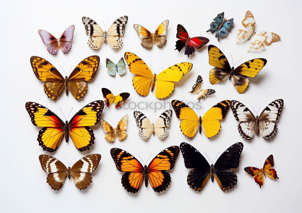 Image, Stock Photo Butterfly Group of animals