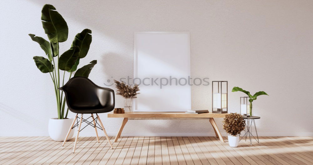 Similar – Image, Stock Photo Home office desk with plants notebook and laptop