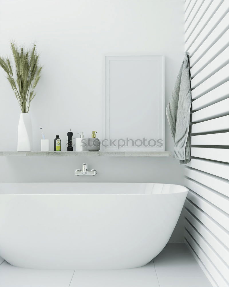 Similar – Image, Stock Photo Modern luxury bathtub in the bathroom interior