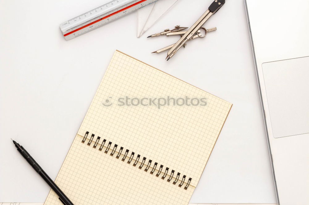 Similar – Image, Stock Photo open small blank notebook with white sheets