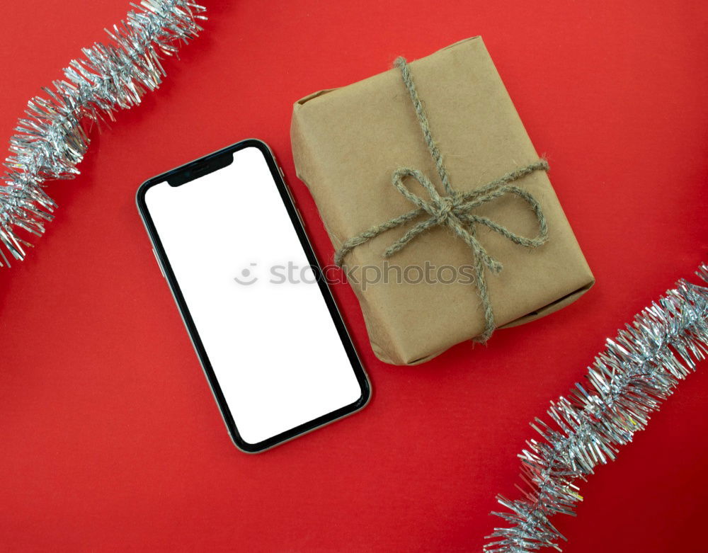 Similar – Image, Stock Photo Flat lay of Christmas ornaments