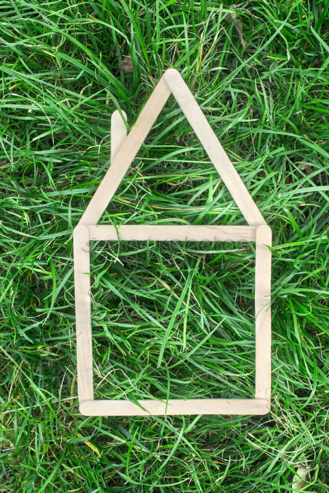 Image, Stock Photo Small wooden house in garden