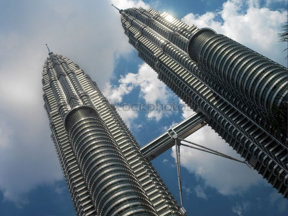 Similar – Image, Stock Photo twin tower Pattern Luxury