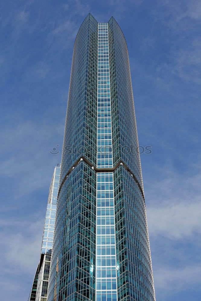 Similar – Gigant Messeturm Hochhaus