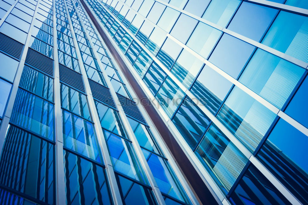 Similar – Image, Stock Photo Steel ‘n’ Glass High-rise