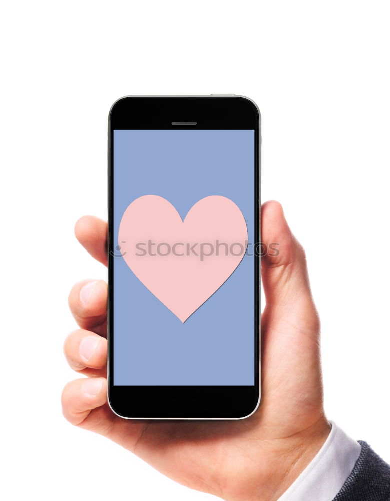 Similar – Image, Stock Photo smartphone love