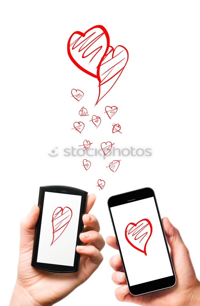 Similar – Image, Stock Photo smartphone love