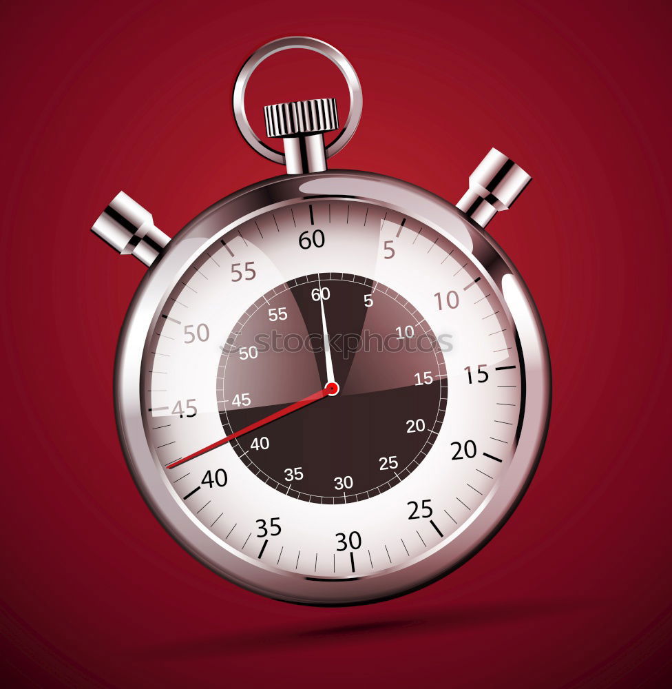 Similar – Image, Stock Photo Retro alarm clock with bells over red paper background close up