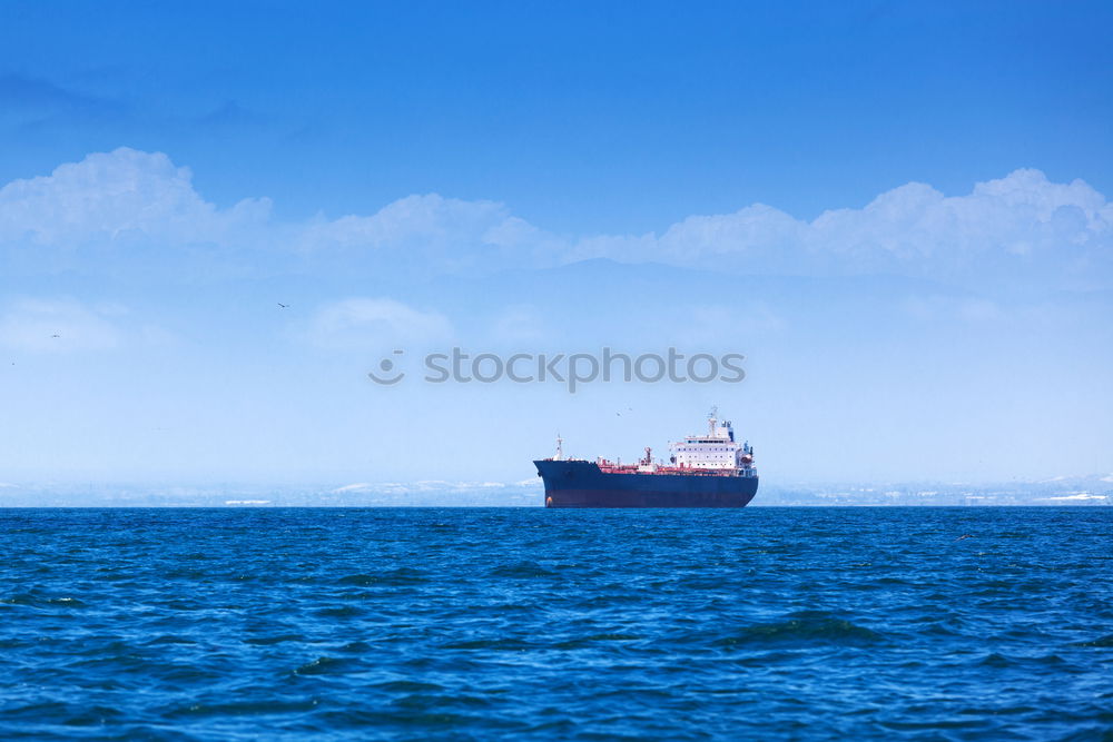 Similar – Cargo Ships in the Sea