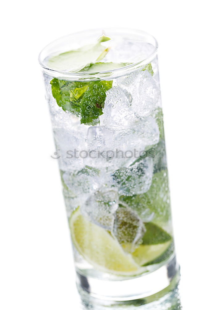 Similar – Image, Stock Photo Mojito cocktail in glass on yellow background