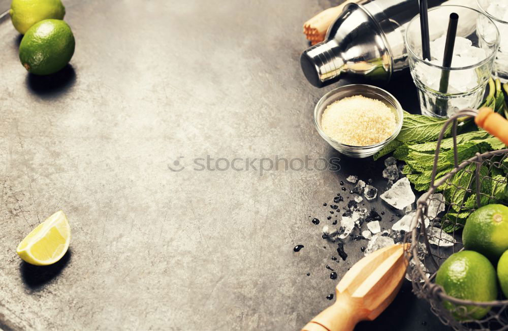 Similar – Image, Stock Photo Raw salmon fish in ice and vegetables