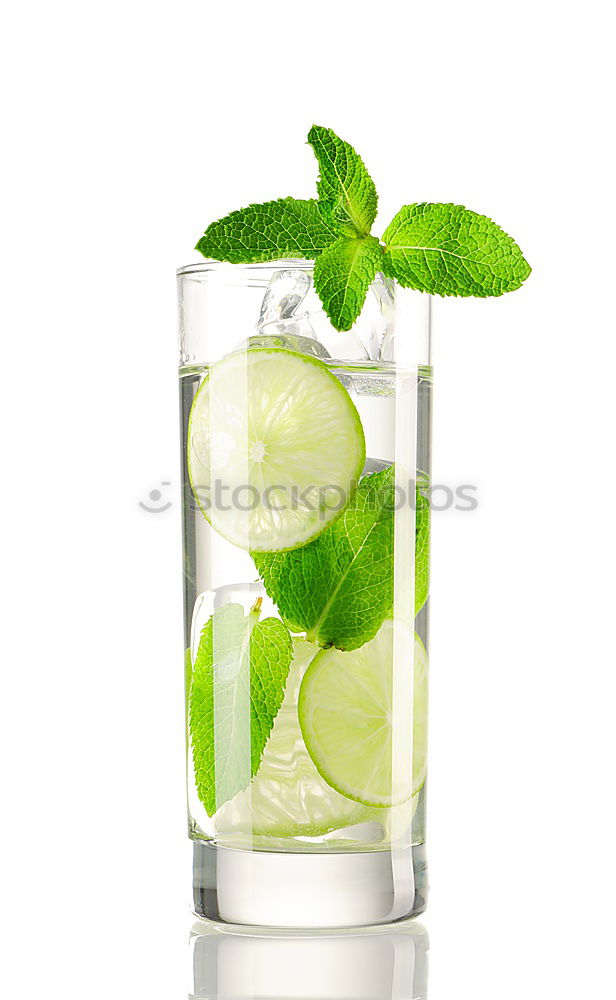 Similar – Image, Stock Photo Homemade refreshing drink with lemon juice and mint