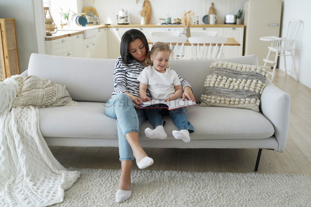 Similar – mother and son happy together at home