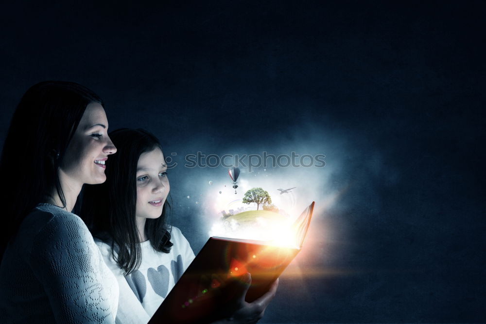 Similar – Image, Stock Photo Woman looking on rainy window