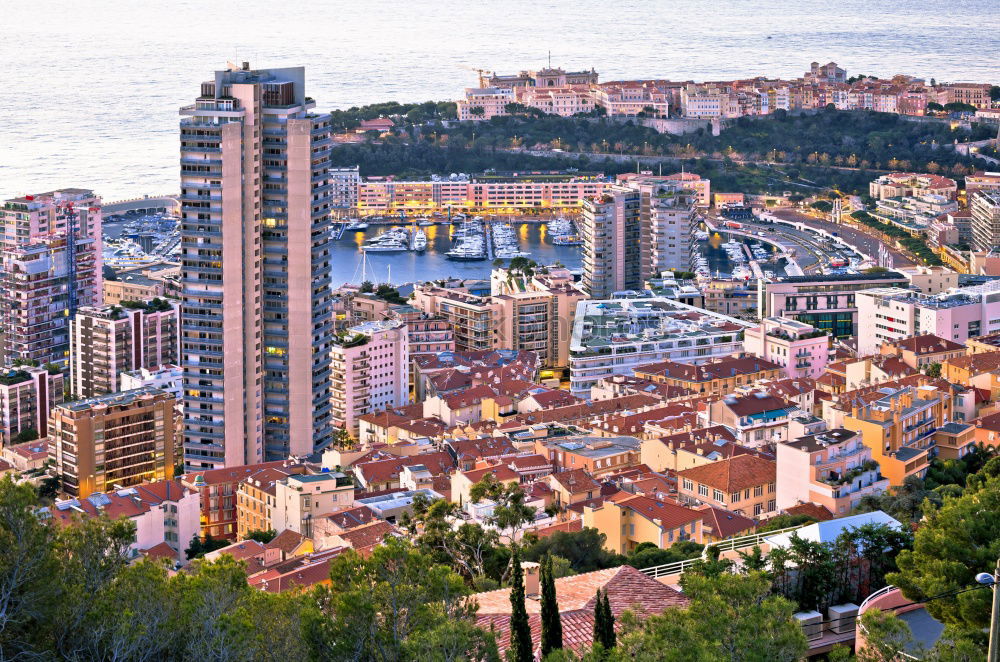 Similar – Image, Stock Photo View over the roofs of Marseille with sports field