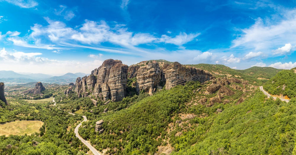 Similar – Landscape with rocks on famous Montserrat mountain